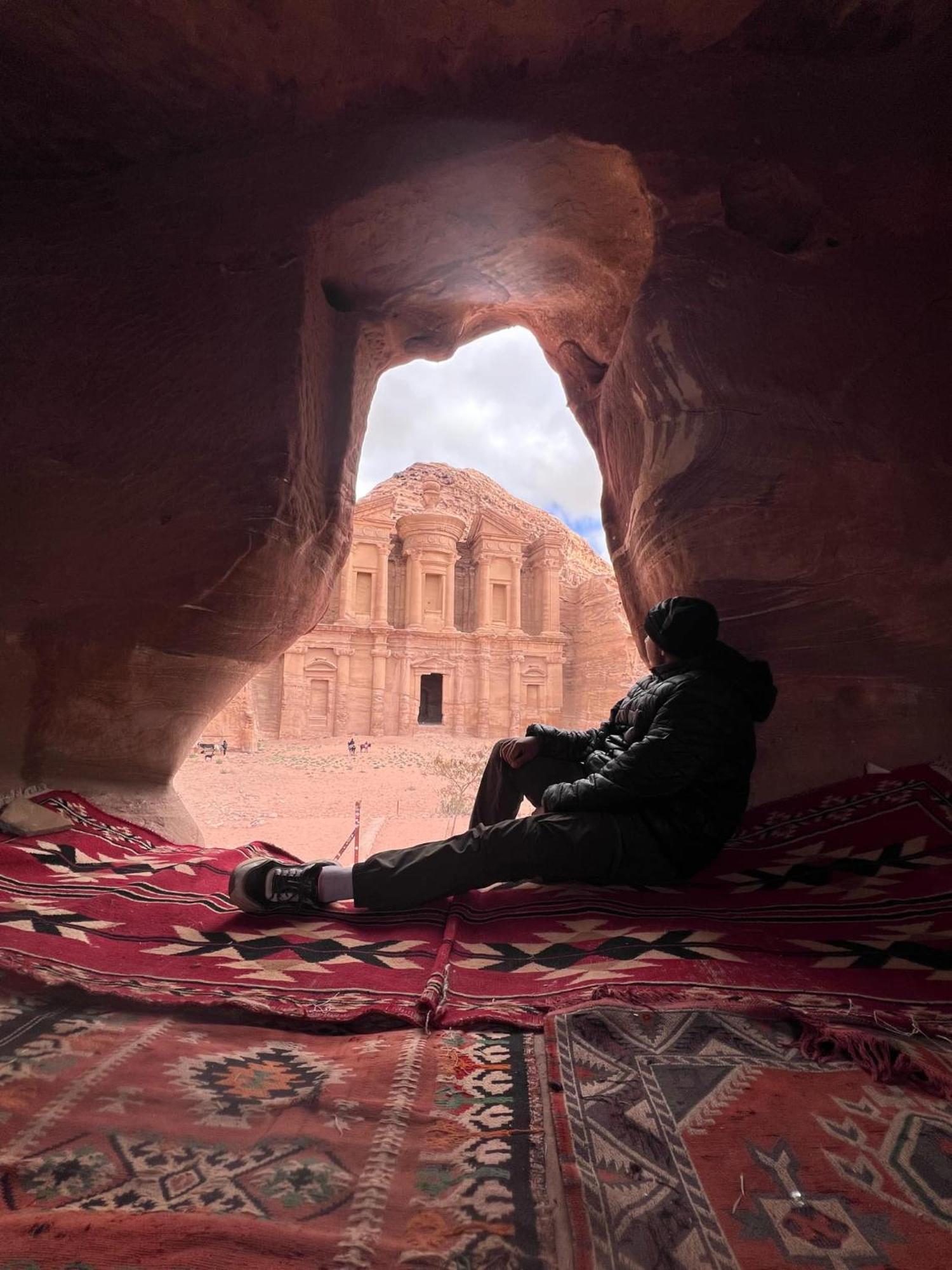 Bed and Breakfast Happy Bedouin House Petra Al Hayy Exterior foto